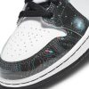 AIR JORDAN 1 MID SE (GS) WHITE/BRIGHT CRIMSON-BLUE HERO-BLACK