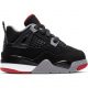 JORDAN 4 RETRO (TD) BLACK/FIRE RED-CEMENT GREY-SUMMIT WHITE