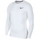 NIKE PRO LONG-SLEEVE TOP WHITE/BLACK