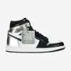 AIR JORDAN 1 HIGH OG WMNS BLACK/BLACK-METALLIC SILVER-WHITE