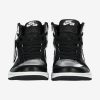 AIR JORDAN 1 HIGH OG WMNS BLACK/BLACK-METALLIC SILVER-WHITE