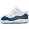 JORDAN 11 RETRO LOW LE (TD) WHITE/BLACK-NAVY