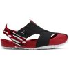 JORDAN FLARE (PS) BLACK/WHITE-UNIVERSITY RED