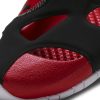 JORDAN FLARE (PS) BLACK/WHITE-UNIVERSITY RED