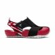 JORDAN FLARE (TD) BLACK/WHITE-UNIVERSITY RED