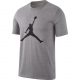 JORDAN JUMPMAN LOGO TEE CARBON HEATHER/BLACK