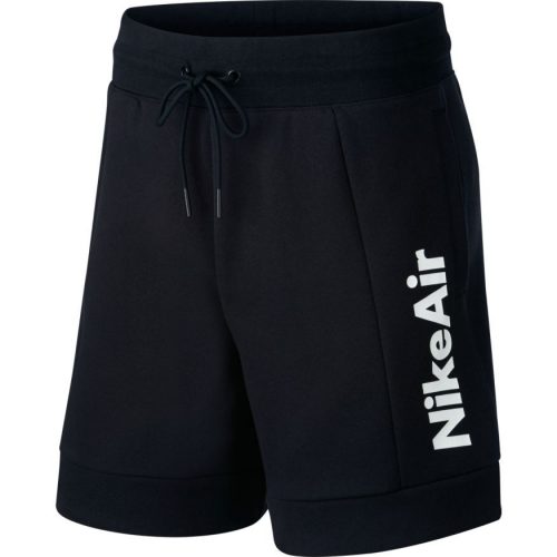 NIKE AIR FLEECE SHORT BLACK/BLACK/BLACK/UNIVERSITY RED