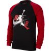 JORDAN JUMPMAN CLASSICS LONG SLEEVE TEE BLACK/GYM RED