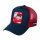 Capslab Casquette Trucker By Freegun Capitaine Tsubasa Red/Blue