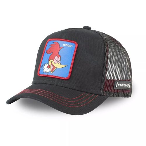 Capslab Casquette Trucker By Freegun Capitaine Tsubasa Black/Red