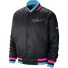 NIKE MIAMI HEAT JKT CTS CE BLACK/BLACK