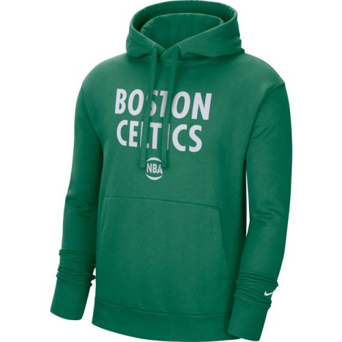 NBA X NIKE BOSTON CELTICS ESSENTIAL FLEECE PULLOVER CLOVER/WHITE