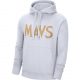 NIKE DALLAS MAVERICKS PO FLC ESSNTL CE WHITE/CLUB GOLD