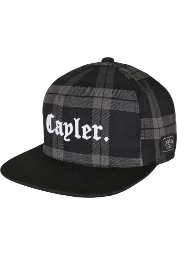 CAYLER & SONS CHECK THIS CAP GREY/BLACK