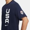 NIKE USAB DRY TEAM SS TEE OBSIDIAN