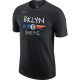 NIKE BROOKLYN NETS CITY EDITION TEE BLACK