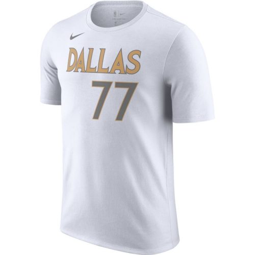 NIKE X NBA DALLAS MAVERICKS LUKA DONCIC CITY EDITION ESSENTIAL TEE WHITE/DONCIC LUKA