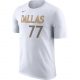 NIKE X NBA DALLAS MAVERICKS LUKA DONCIC CITY EDITION ESSENTIAL TEE WHITE/DONCIC LUKA