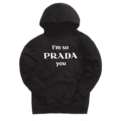 CHINATOWN MARKET PRADA YOU HOODIE H19 BLACK