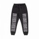 CHINATOWN MARKET STACKED LOGO SWEATPANTS BLACK