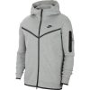 NIKE SPORTSWEAR TECH FLEECE FULL ZIP HOODIE DK GREY HEATHER/BLACK