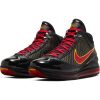 NIKE LEBRON VII QS BLACK/VARSITY RED-VARSITY MAIZE