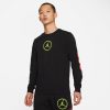 JORDAN SPORT DNA HBR LONG SLEEVE CREW BLACK