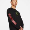 JORDAN SPORT DNA HBR LONG SLEEVE CREW BLACK