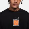 JORDAN KEYCHAIN SHORT SLEEVE CREW BLACK