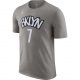 JORDAN X NBA KEVIN DURANT BROOKLYN NETS TEE DK GREY HEATHER/DURANT KEVIN