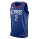 NIKE X NBA KAWHI LEONARD LOS ANGELES CLIPPERS SWINGMAN JERSEY ICON 20 RUSH BLUE/WHITE/LEONARD KAWHI