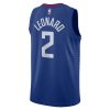 NIKE X NBA KAWHI LEONARD LOS ANGELES CLIPPERS SWINGMAN JERSEY ICON 20 RUSH BLUE/WHITE/LEONARD KAWHI