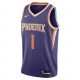 NIKE PHOENIX SUNS SWINGMAN JERSEY ICON 20 NEW ORCHID/WHITE/BOOKER DEVIN