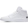 AIR JORDAN 1 MID SE WHITE/WHITE-UNIVERSITY RED-MIDNIGHT NAVY