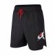 JORDAN  7" JUMPMAN POOLSIDE SHORT BLACK/GYM RED/WHITE