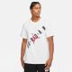 JORDAN HBR STRETCH SS CREW WHITE/BLACK/GYM RED