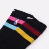 NIKE NBA MIAMI HEAT ELITE SOCKS BLACK/LASER FUCHSIA/BLUE GALE/WHITE