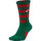 NIKE ELITE XMAS SOCKS CLOVER/UNIVERSITY RED/WHITE