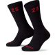 JORDAN ESSENTIALS SOCKS 3PR BLACK/UNIVERSITY RED