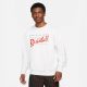 NIKE DRI-FIT STANDARD ISSUE CREWNECK SWEATSHIRT BIRCH HEATHER/PALE IVORY