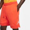 JORDAN ESSENTIALS FLEECE DIAMOND SHORT ORANGE/WHITE