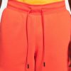 JORDAN ESSENTIALS FLEECE DIAMOND SHORT ORANGE/WHITE