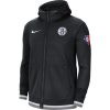 NIKE BROOKLYN NETS DRI-FIT SHOWTIME FULL-ZIP HOODIE BLACK/WHITE/DARK STEEL GREY/WHITE