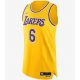 NIKE X NBA LEBRON JAMES LOS ANGELES LAKERS DRI FIT ADV AUTHENTIC JERSEY AMARILLO/LEBRON JAMES