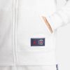 JORDAN PSG FULL ZIP FLEECE HOODIE BIRCH HEATHER/UNIVERSITY RED