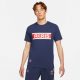 JORDAN PSG WORDMARK TEE MIDNIGHT NAVY