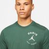 JORDAN PSG LOGO TEE NOBLE GREEN/WHITE