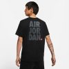 JORDAN JUMPMAN CLASSICS SHORT SLEEVE GFX CREW BLACK/GYM RED