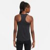 NIKE WOMENS DRI-FIT ONE SLIM TANK BLACK/WHITE