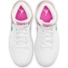 AIR JORDAN 1 MID SE (GS) WHITE/GREEN GLOW-ARCTIC PUNCH